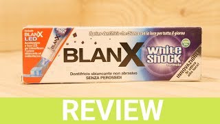 Blanx White Shock Whitening Toothpaste With LED Review [upl. by Duffie]