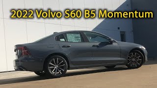 2022 Volvo S60 B5 Momentum Review Tour And Test Drive [upl. by Ahsaekal]