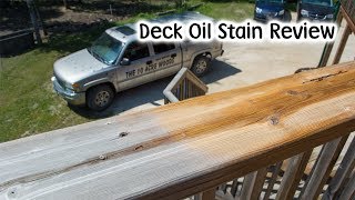 Deck Oil Stain Review [upl. by Ashley]