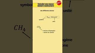 Calculer une masse molaire moléculaire [upl. by Eaves]