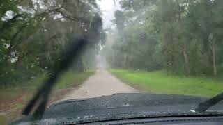 supercharged nissan xterra testing the supercharger in the rain [upl. by Hadik944]