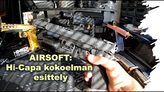 AIRSOFT  HiCapa kokoelman esittely  My HiCapa pistol collection [upl. by Wenda773]