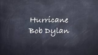 HurricaneBob Dylan Lyrics [upl. by Ayeka]