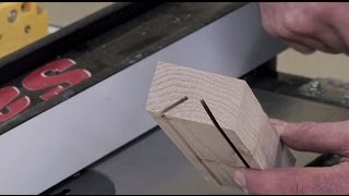 How To Make a VBlock on the Table Saw  Woodworkers Guild of America [upl. by Ellehciram]