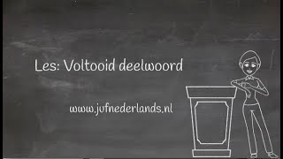 Les 3Voltooid deelwoord  Juf Nederlands [upl. by Eirrej834]