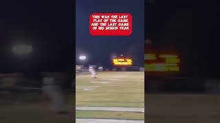 High School Senior scores walk off touchdown [upl. by Ursola95]