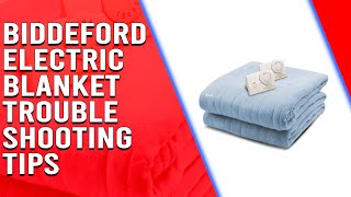 Biddeford Electric Blanket Troubleshooting Tips  A Guide on How to Reset an Electric Blanket [upl. by Aerdnaz64]