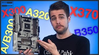 AM4 Chipsets Explained X370B350A320X300AB300 [upl. by Adhamh755]