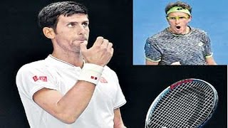 Sixtime champ Novak Djokovic stunned by qualifier Denis Istomin at Australian Open [upl. by Ardnaz]