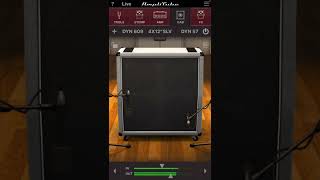 Demo Silent Recording AmpliTube CS iOSas cab sim  IR impulsive responseonly  Marshall DSL5CR [upl. by Debor]