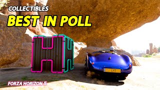 Forza Horizon 5 Collectibles Best In Poll Smash 10 Horizon Companion Cubes in Valle De Las Ranas [upl. by Carlen]