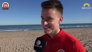 SVWWTrainingslager in Oliva Nova Interview mit Florian Hansch [upl. by Eliott78]