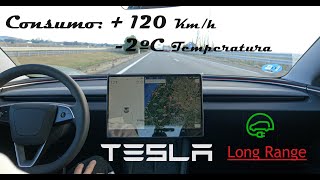 Consumo en Invierno del Tesla Model 3 highland long range [upl. by Dumah]