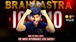 Brahmastra 20 Launch   The ICSE Complete Year Batch   One on One Interactive [upl. by Harat]