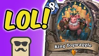 TROLLING WITH KING TOGWAGGLE  KOBOLDS AND CATACOMBS  HEARTHSTONE  DISGUISED TOAST [upl. by Etakyram]