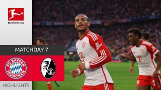 FC Bayern München  SC Freiburg 30  Highlights  Matchday 7 – Bundesliga 202223 [upl. by Gagne78]