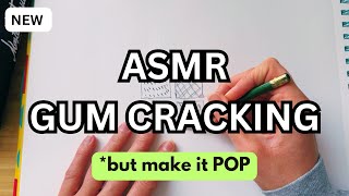 Addictive Gum Cracking Sounds Will Tingle Your Brain ASMR [upl. by Deegan]