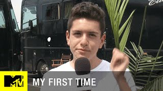 Lohanthony on Threading His Eyebrows  My First Time  MTV News [upl. by Loralyn810]