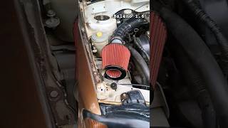 DIY custom Air Filter installation Baleno car baleno shorts [upl. by Simaj]