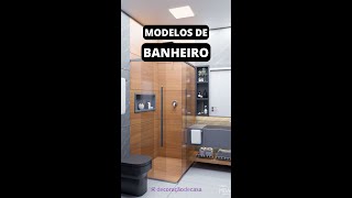 12 MODELOS DE BANHEIRO PARA SE INSPIRAR Shorts [upl. by Lasko779]