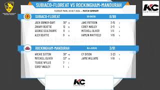 SubiacoFloreat v RockinghamMandurah [upl. by Eimmis]