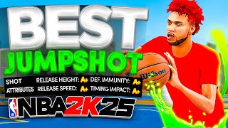 The BEST JUMPSHOT on NBA2K25 Never Miss Again with this Best Greenlight Jumpshot [upl. by Yznil870]