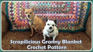 Scrapilicious Granny Blanket Crochet Pattern [upl. by Eiznil]