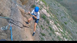 Vía Ferrata Sant de la Pedra [upl. by Zahc420]