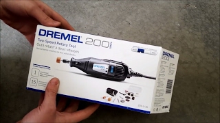 Dremel 200 Series UnBoxing Test and Review [upl. by Hew783]