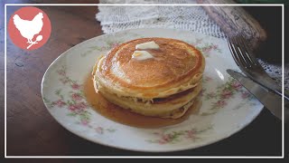 Easy Sourdough Pancakes  Sourdough Discard Recipe  Cosmopolitan Cornbread [upl. by Sualohcin]