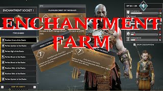 BEST EPIC ENCHANTMENT FARM  God of War 2018 [upl. by Caye]