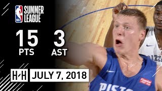 Henry Ellenson Full Highlights vs Grizzlies 20180707 NBA Summer League  15 Pts 7 Reb 3 Ast [upl. by Behn712]