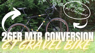 Retro GT MTB gets an amazing Gravel Bike Conversion [upl. by Salb241]