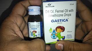 GASTICA Drops review in English Treatment Of Infant Colic Griping Pain amp Flatulance [upl. by Angil441]