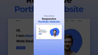 Responsive Portfolio Website HTML CSS JavaScript [upl. by Ttezil719]