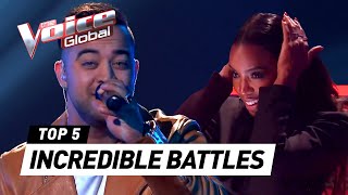 INCREDIBLE BATTLES in The Voice [upl. by Elsa850]