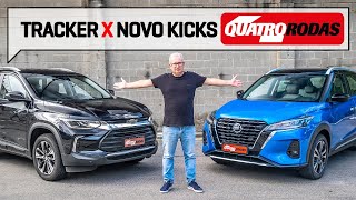 Novo Nissan Kicks é melhor que o Chevrolet Tracker  Quatro Rodas [upl. by Alisander326]