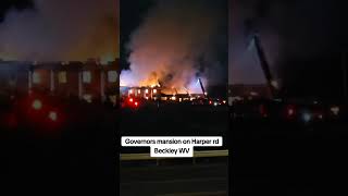 quotFire destroys West Virginia Governor’s mansion in Beckleyquot Coincidence or Sign of the Times [upl. by Kenti220]