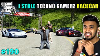 STEALING TECHNO GAMERZquotS MOST EXPENSIVE RACECAR  GTA V GAMEPLAY 190  TECHNO GAMERZ GTA 5 [upl. by Yorick454]