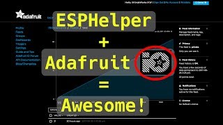 Connecting to Adafruit IO with ESPHelper [upl. by Bogart]