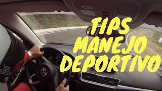 CLASE DE MANEJO  tips para manejo deportivo o alta velocidad  Autos [upl. by Ecneps]