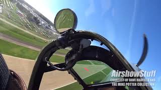 Flying the Spitfire in Oshkosh Spitfire Mk IX Helmet Cam [upl. by Lilas]