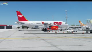 ✈️XPlane 1212 HD Airbus A319 Tam Linhas Aereas🛫SBSPSBRP🛬 [upl. by Orji]