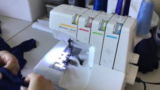 Beginners Guide Serging SkillsSewing with Knits on a Serger [upl. by Akemal741]