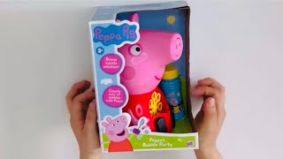 Peppa Pig Babble Party Machine  Unboxing video [upl. by Vanessa]