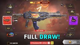 Magma Eruption FULL Mythic Draw CODM  Mythic Peacekeeper MK2 Artifact in COD Mobile [upl. by Flynn]