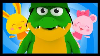 Run cocodrile  Sing and dance with Titounis  Nursery rhymes for kids and toddlers [upl. by Erskine]