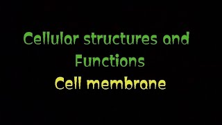 Cell Membrane  Plasma membrane FluidMosaic Model  Chapter 04Lec 04Class 09 Biology [upl. by Acsot]