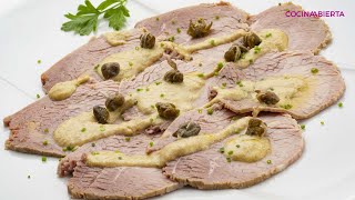 Vitello tonnato la auténtica receta italiana con Joseba Arguiñano Cocina Abierta [upl. by Mccurdy544]