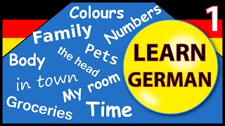 Learn German for beginners  Lesson 1 [upl. by Naegem]